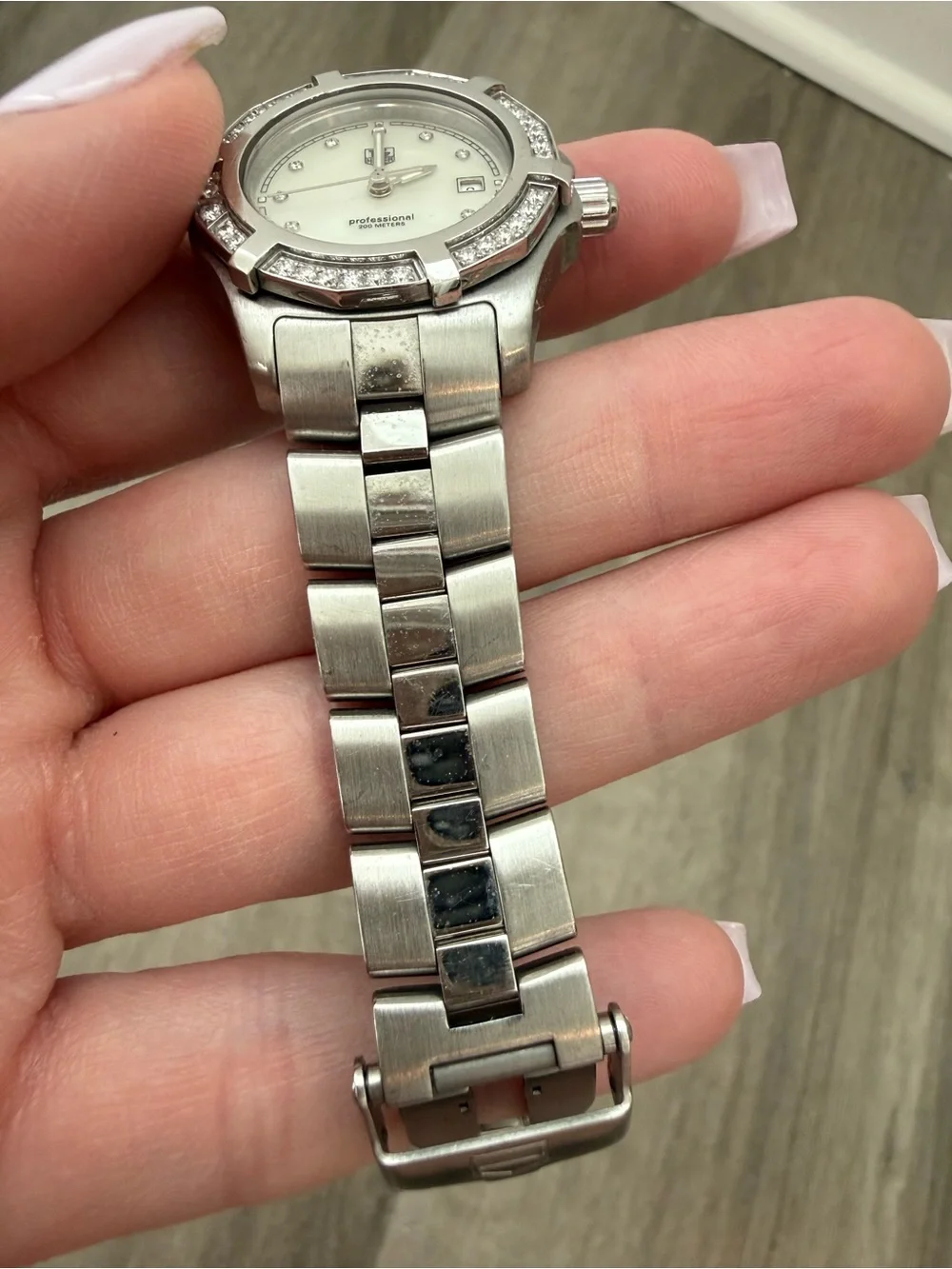 Tag Heuer Women's Aquaracer Diamond White Mother of Pearl Dial Watch